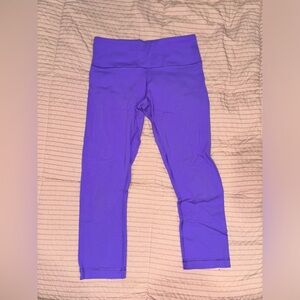 Lululemon Leggings, Cropped, Size 2, Align material.